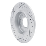 Dynamic Friction 2016-2025 Buick Regal Sportback Rear Right Drilled & Slotted Geoperformance Rotor by Dynamic Friction Company 830-47075R