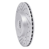 Dynamic Friction 2016-2022 Chevrolet Spark (USA/Canada) Front Left Drilled & Slotted Geoperformance Rotor by Dynamic Friction Company 830-47076L