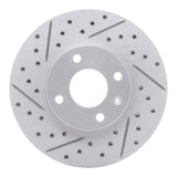 Dynamic Friction 2016-2022 Chevrolet Spark (USA/Canada) Front Left Drilled & Slotted Geoperformance Rotor by Dynamic Friction Company 830-47076L