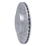 Dynamic Friction 2016-2022 Chevrolet Spark (USA/Canada) Front Right Drilled & Slotted Geoperformance Rotor by Dynamic Friction Company 830-47076R