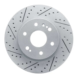 Dynamic Friction 2019-2026 Cadillac Vistiq Front Left Drilled & Slotted Geoperformance Rotor by Dynamic Friction Company 830-47080L