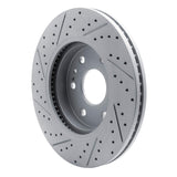 Dynamic Friction 2019-2026 Cadillac Escalade Front Right Drilled & Slotted Geoperformance Rotor by Dynamic Friction Company 830-47080R