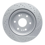 Dynamic Friction 2019-2026 Cadillac Escalade Rear Left Drilled & Slotted Geoperformance Rotor by Dynamic Friction Company 830-47081L