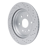 Dynamic Friction 2019-2026 Cadillac Escalade Rear Left Drilled & Slotted Geoperformance Rotor by Dynamic Friction Company 830-47081L