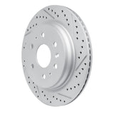 Dynamic Friction 2019-2026 Cadillac Escalade Rear Right Drilled & Slotted Geoperformance Rotor by Dynamic Friction Company 830-47081R