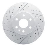 Dynamic Friction 2021-2022 Chevrolet Colorado Front Left Drilled & Slotted Geoperformance Rotor by Dynamic Friction Company 830-47087L