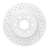 Dynamic Friction 2017-2026 Buick Enclave Rear Left Drilled & Slotted Geoperformance Rotor by Dynamic Friction Company 830-48000L
