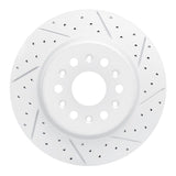 Dynamic Friction 2017-2026 Buick Enclave Rear Right Drilled & Slotted Geoperformance Rotor by Dynamic Friction Company 830-48000R