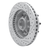R1 Concepts 1971-1995 Chevrolet C30 Pickup Front Left Drilled & Slotted Geoperformance Rotor by R1 Concepts 830-48004L
