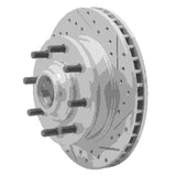 R1 Concepts 1971-1995 Chevrolet P20 Van Front Right Drilled & Slotted Geoperformance Rotor by R1 Concepts 830-48004R