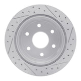 R1 Concepts 1999-2007 Chevrolet Tahoe Rear Left Drilled & Slotted Geoperformance Rotor by R1 Concepts 830-48037L