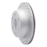 R1 Concepts 1999-2007 Chevrolet Silverado 1500 Rear Right Drilled & Slotted Geoperformance Rotor by R1 Concepts 830-48037R
