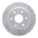 R1 Concepts 1999-2007 Chevrolet Silverado 1500 Rear Right Drilled & Slotted Geoperformance Rotor by R1 Concepts 830-48037R