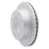 R1 Concepts 1999-2025 Chevrolet Suburban 2500 Rear Left Drilled & Slotted Geoperformance Rotor by R1 Concepts 830-48039L