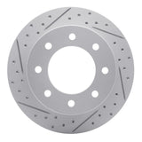 R1 Concepts 1999-2025 Chevrolet Suburban 2500 Rear Left Drilled & Slotted Geoperformance Rotor by R1 Concepts 830-48039L