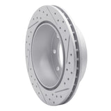 R1 Concepts 1999-2025 Chevrolet Suburban 2500 Rear Left Drilled & Slotted Geoperformance Rotor by R1 Concepts 830-48039L