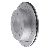 R1 Concepts 1999-2025 Chevrolet Silverado 1500 HD Classic Rear Right Drilled & Slotted Geoperformance Rotor by R1 Concepts 830-48039R