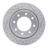 R1 Concepts 1999-2025 Chevrolet Silverado 1500 HD Classic Rear Right Drilled & Slotted Geoperformance Rotor by R1 Concepts 830-48039R