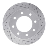 R1 Concepts 1999-2025 Chevrolet Silverado 1500 HD Classic Rear Right Drilled & Slotted Geoperformance Rotor by R1 Concepts 830-48039R