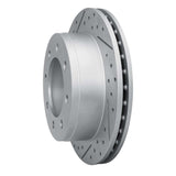 R1 Concepts 1999-2020 Chevrolet Silverado 3500 HD Rear Left Drilled & Slotted Geoperformance Rotor by R1 Concepts 830-48040L