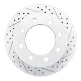 R1 Concepts 2001-2010 Chevrolet Express 3500 Rear Right Drilled & Slotted Geoperformance Rotor by R1 Concepts 830-48043R