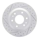 Dynamic Friction 2002-2005 Buick Rainier Front Left Drilled & Slotted Geoperformance Rotor by Dynamic Friction Company 830-48044L