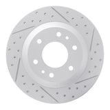 Dynamic Friction 2002-2005 Buick Rainier Front Right Drilled & Slotted Geoperformance Rotor by Dynamic Friction Company 830-48044R