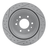 Dynamic Friction 2002-2009 Buick Rainier Rear Right Drilled & Slotted Geoperformance Rotor by Dynamic Friction Company 830-48045R