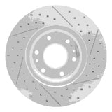 Dynamic Friction 2002-2009 Buick Rainier Front Left Drilled & Slotted Geoperformance Rotor by Dynamic Friction Company 830-48046L