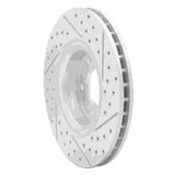 Dynamic Friction 2002-2009 Buick Rainier Front Left Drilled & Slotted Geoperformance Rotor by Dynamic Friction Company 830-48046L