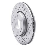 Dynamic Friction 2002-2009 Buick Rainier Front Right Drilled & Slotted Geoperformance Rotor by Dynamic Friction Company 830-48046R