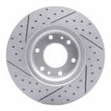 Dynamic Friction 2002-2009 Buick Rainier Front Right Drilled & Slotted Geoperformance Rotor by Dynamic Friction Company 830-48046R