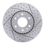 Dynamic Friction 2002-2009 Buick Rainier Front Right Drilled & Slotted Geoperformance Rotor by Dynamic Friction Company 830-48046R