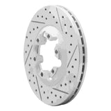 Dynamic Friction 2004-2008 Chevrolet Colorado Front Right Drilled & Slotted Geoperformance Rotor by Dynamic Friction Company 830-48049R