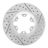 Dynamic Friction 2004-2008 Chevrolet Colorado Front Right Drilled & Slotted Geoperformance Rotor by Dynamic Friction Company 830-48049R