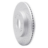 Dynamic Friction 2005-2020 Cadillac Escalade EXT Front Left Drilled & Slotted Geoperformance Rotor by Dynamic Friction Company 830-48050L