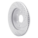 Dynamic Friction 2005-2020 Cadillac Escalade EXT Front Left Drilled & Slotted Geoperformance Rotor by Dynamic Friction Company 830-48050L