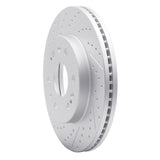 Dynamic Friction 2005-2020 Cadillac Escalade EXT Front Right Drilled & Slotted Geoperformance Rotor by Dynamic Friction Company 830-48050R