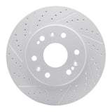 Dynamic Friction 2005-2020 Cadillac Escalade EXT Front Right Drilled & Slotted Geoperformance Rotor by Dynamic Friction Company 830-48050R