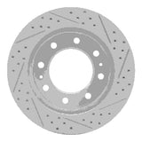 R1 Concepts 2001-2025 Chevrolet Silverado 3500 Front Left Drilled & Slotted Geoperformance Rotor by R1 Concepts 830-48051L