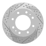 R1 Concepts 2001-2025 Chevrolet Silverado 3500 Front Left Drilled & Slotted Geoperformance Rotor by R1 Concepts 830-48051L
