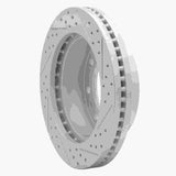 R1 Concepts 2001-2025 Chevrolet Silverado 3500 Front Left Drilled & Slotted Geoperformance Rotor by R1 Concepts 830-48051L