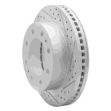 R1 Concepts 2001-2025 Chevrolet Silverado 3500 Front Right Drilled & Slotted Geoperformance Rotor by R1 Concepts 830-48051R