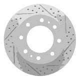 R1 Concepts 2001-2025 Chevrolet Silverado 3500 Front Right Drilled & Slotted Geoperformance Rotor by R1 Concepts 830-48051R