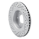 Dynamic Friction 2006-2009 Buick Rainier Front Right Drilled & Slotted Geoperformance Rotor by Dynamic Friction Company 830-48052R