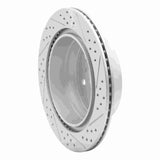 Dynamic Friction 2007-2020 Cadillac Escalade EXT Rear Left Drilled & Slotted Geoperformance Rotor by Dynamic Friction Company 830-48053L