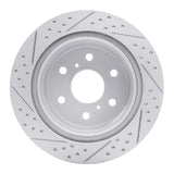 Dynamic Friction 2007-2020 Cadillac Escalade ESV Rear Right Drilled & Slotted Geoperformance Rotor by Dynamic Friction Company 830-48053R