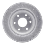 Dynamic Friction 2007-2017 Buick Enclave Front Left Drilled & Slotted Geoperformance Rotor by Dynamic Friction Company 830-48054L