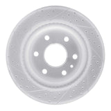 Dynamic Friction 2007-2017 Buick Enclave Front Right Drilled & Slotted Geoperformance Rotor by Dynamic Friction Company 830-48054R