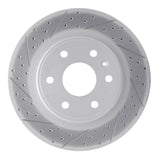 Dynamic Friction 2007-2017 Buick Enclave Front Right Drilled & Slotted Geoperformance Rotor by Dynamic Friction Company 830-48054R